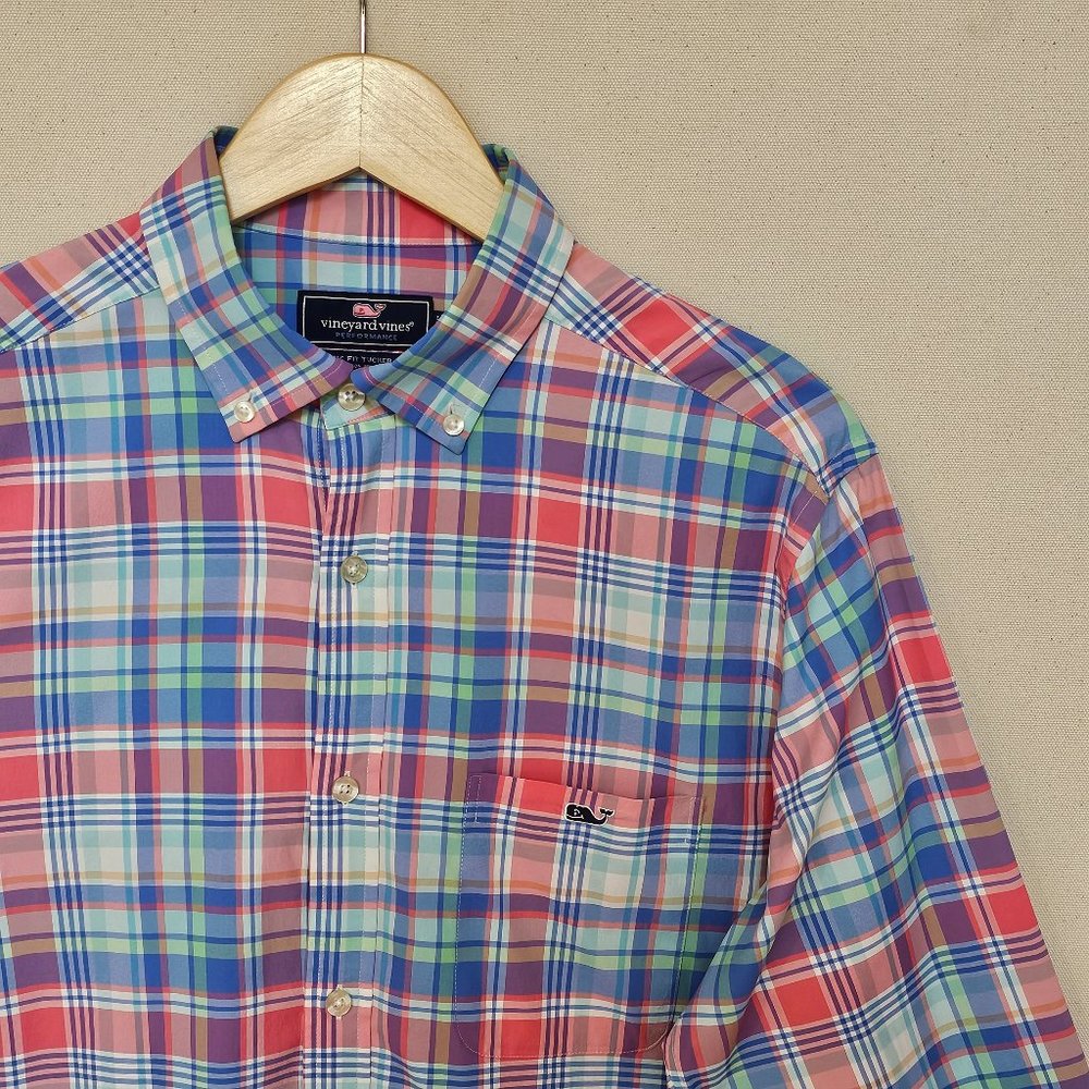 Vineyard Vines Performance Classic Fit Tucker Shirt M